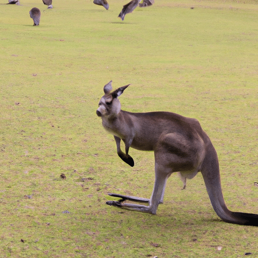 Kangury - mistrzowie skoków na twardej ziemi Australii