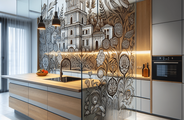 Pomysły na wykorzystanie paneli szklanych do kuchni w Warszawie – elegancja i funkcjonalność w jednym