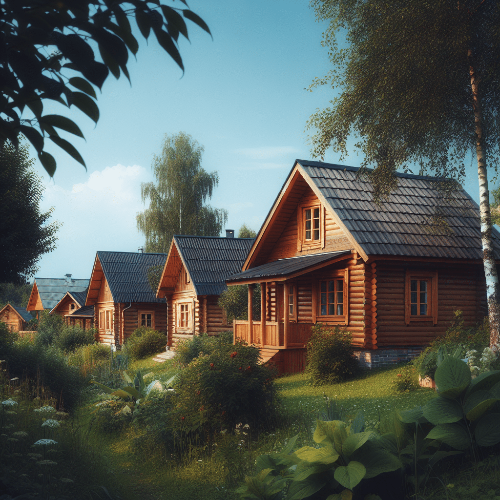 domki działkowe drewniane