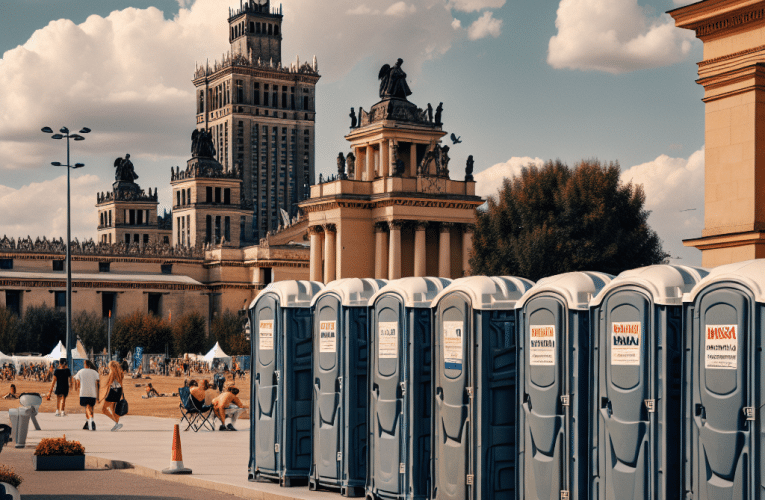 Przenośne toalety w Warszawie: Jak wybrać najlepszą opcję dla Twojego wydarzenia?