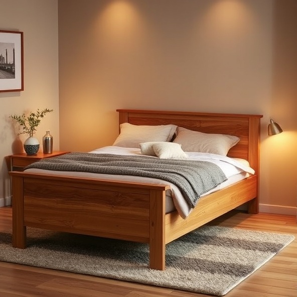 łóżko dębowe 90x200