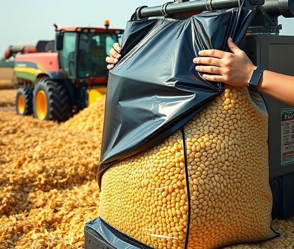 Jak pakować sieczkę z kukurydzy w rękawy foliowe, by ograniczyć straty?