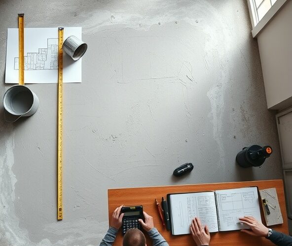 Jak obliczyć ilość materiału do wykonania posadzki samopoziomującej?