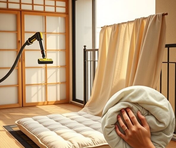 Jak czyścić futon z naturalnym wypełnieniem, by uniknąć odkształceń?