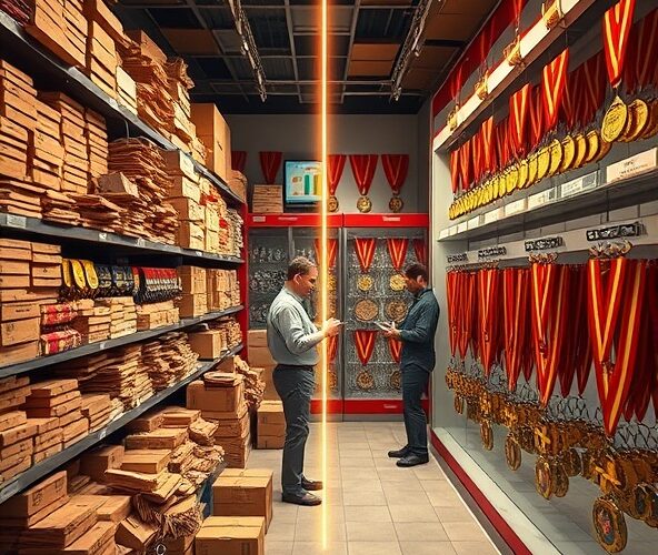 Jak sklep z medalami strażackimi obniży nadmiar zapasów o 30%?