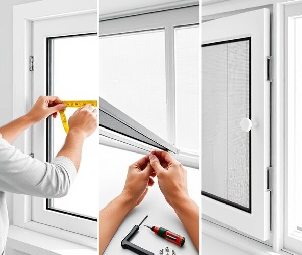 Jak zamontować ramkową moskitierę marki Dorol na oknie?