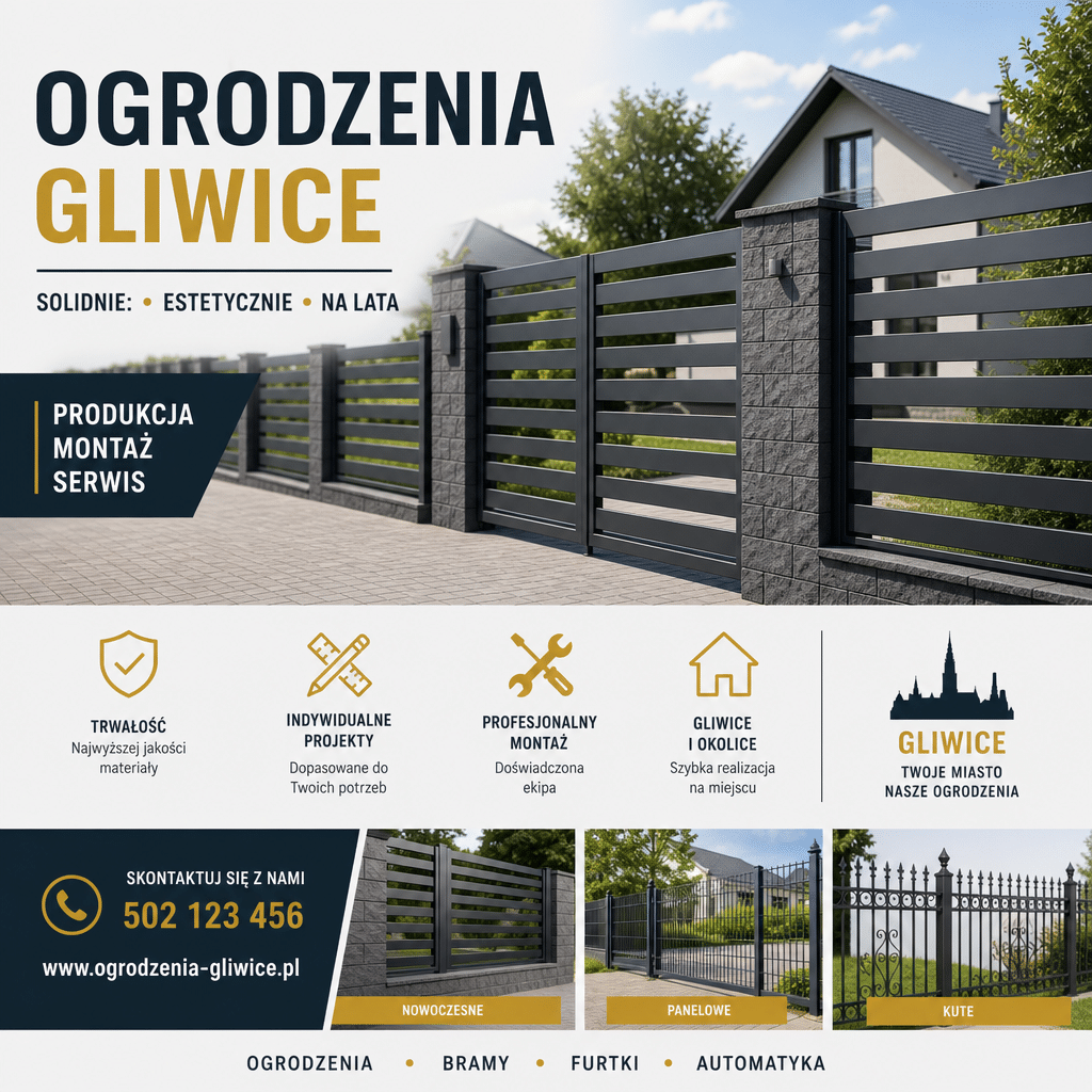 ogrodzenia gliwice
