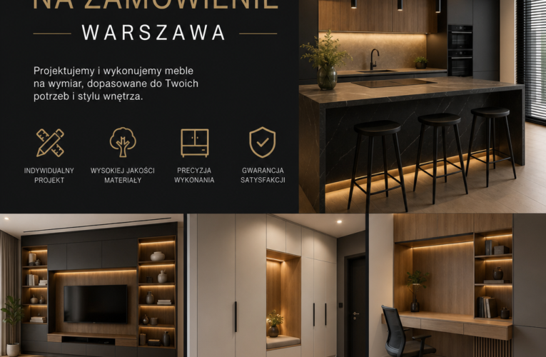Meble na zamówienie w Warszawie – jak wybrać idealne meble dla Twojego wnętrza?