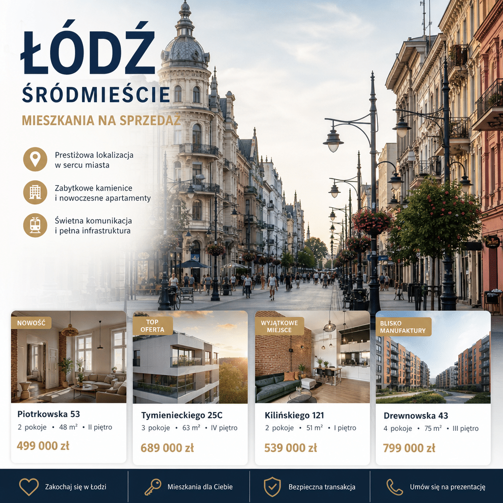 łódź śródmieście mieszkania na sprzedaż